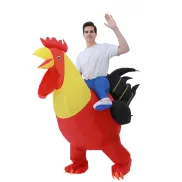 Disfraz de pollo inflable para Halloween