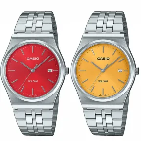CASIO Timeless - Reloj de acero con movimiento de cuarzo