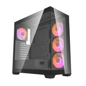 Caja PC darkFlash DS900 Black USB-C con 4 ventiladores