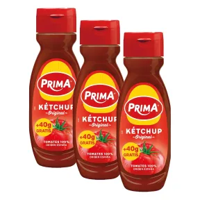 Ketchup Prima Original 330 g Pack de 3