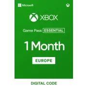 Xbox Game Pass Essential: suscripción de 1 mes