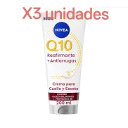 NIVEA Q10 Crema Reafirmante Cuello y Escote 200 ml