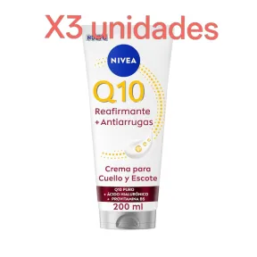 NIVEA Q10 Crema Reafirmante Cuello y Escote 200 ml