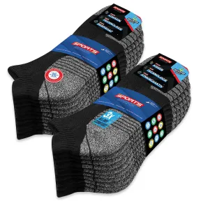 SOXCO 10 Pares Calcetines Tobilleros Running Unisex
