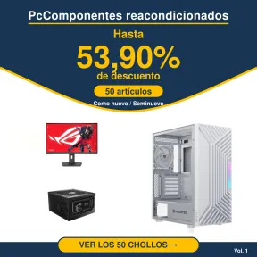 PcComponentes reacondicionados: hasta 53,90% menos