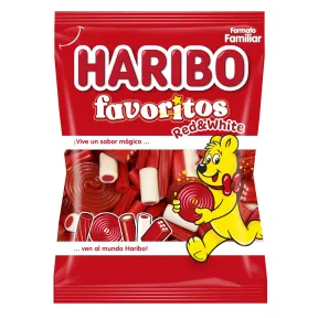 Gominolas Haribo Favoritos Red&White 250 g