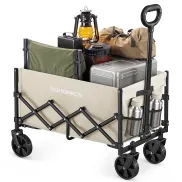 Carro de Jardín Plegable SONGMICS 120 kg, 90 L