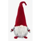 Duende navideño HERMOD rojo Ø15x53 cm