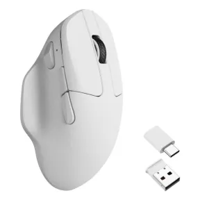 Keychron M7 Ratón Inalámbrico y Cableado 26000 DPI Blanco