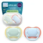Pack 2 Chupetes Philips Avent Ultra Air 0-6M Silicona