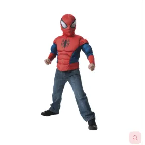 Disfraz infantil Spiderman con pecho y máscara RUBIES