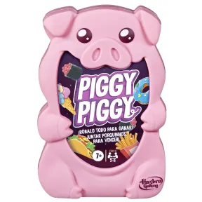 Hasbro Piggy Piggy: Juego de Cartas para 2-6 Jugadores