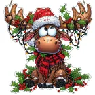 Kit Diamond Painting Reno Navideño RICUVED 20×20 cm