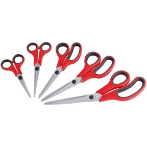 Set de 5 tijeras Draper 67834 y 67835