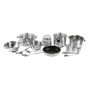 Batería de Cocina 18 Piezas San Ignacio Lula, Acero Inoxidable