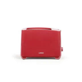 Tostadora Livoo de 2 ranuras 650-750W con 3 funciones