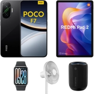 Redmi Pad 2 + POCO F7 + Regalo: Ventilador o Mi Band 9 PRO