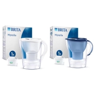 Pack 2 Jarras Filtrantes BRITA Marella + 2 Filtros MAXTRA PRO