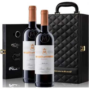 Estuche Marqués de Murrieta 2 botellas y 4 accesorios