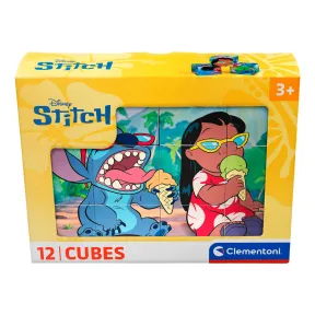 Puzzle Clementoni de 12 cubos Disney y Patrulla Canina