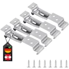 4 Clips Universales para Matrícula de Remolque 120x25 mm