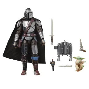 Star Wars Vintage Collection Mandalorian y Grogu 9,5 cm