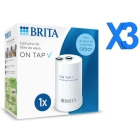 Filtro de Agua On Tap BRITA 3x | Filtra 600L | 8,77€/UD