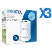 Filtro de Agua On Tap BRITA 3x | Filtra 600L | 8,77€/UD