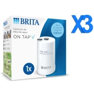 Filtro de Agua On Tap BRITA 3x | Filtra 600L | 8,77€/UD