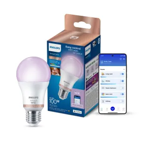Bombilla LED inteligente Philips E27 RGB WiZ 1521 lm