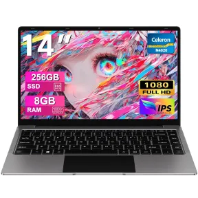 Portátil bvate 14” FHD, 8GB RAM, 256GB SSD, Windows 11