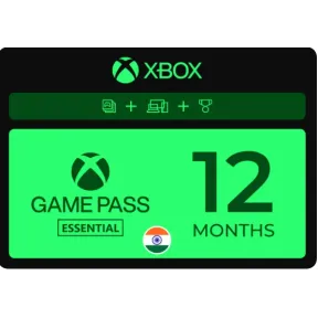 Xbox Game Pass Essential 12 Meses India VPN