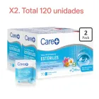Care+ Toallitas Oftálmicas Estériles, 120 unidades