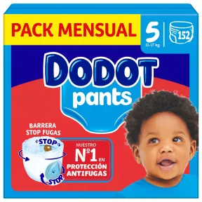 152 Pañales Dodot Pants Talla 5 por 49,95€ (11-17 kg)