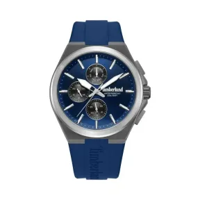 Reloj Timberland cronógrafo azul y plateado