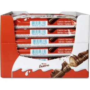 Kinder Bueno Pack 30 x 43 g, 1,30 kg (Cad. 10/12/2026)