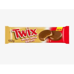 Galletas Twix Secret Centre caramelo y chocolate 132 g