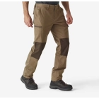 Pantalón Solognac Steppe 300 Marrón Hombre Multibolsillos
