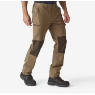 Pantalón Solognac Steppe 300 Marrón Hombre Multibolsillos