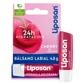 Liposan Cherry Shine, cacao labial de cereza (2 x 4,8 g)
