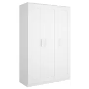 Armario Classic blanco 3 puertas y 1 cajón 151x206x52cm