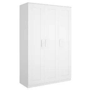 Armario Classic blanco 3 puertas y 1 cajón 151x206x52cm