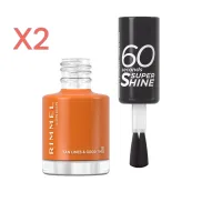 X2 Rimmel London Esmalte 151 Tan Lines & Good Times 8 ml
