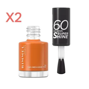 X2 Rimmel London Esmalte 151 Tan Lines & Good Times 8 ml