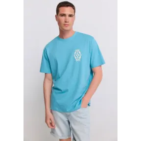 Camiseta Springfield Ethnic Blue de la XS a la XL