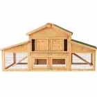 Gallinero exterior para 5–6 gallinas con techo alto