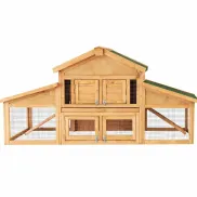 Gallinero exterior para 5–6 gallinas con techo alto