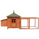 Gallinero exterior para 6–8 gallinas con ponedero