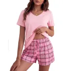 Pijamas de verano Bresdk para mujer en tallas grandes