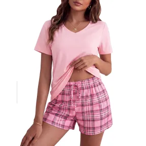 Pijamas de verano Bresdk para mujer en tallas grandes